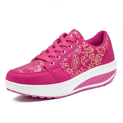 Orthopädische Sportschuhe mit Keilabsatz für Damen