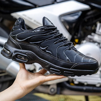 Luftige Sicherheitsschuhe im trendigen Hai-Design