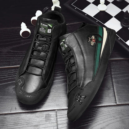 Stylische Leder Sneaker für Herren – Patree