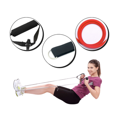 Komplettes Set von Widerstandsbändern - 11 Teile für ein optimales Training