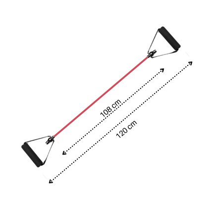 Komplettes Set von Widerstandsbändern - 11 Teile für ein optimales Training