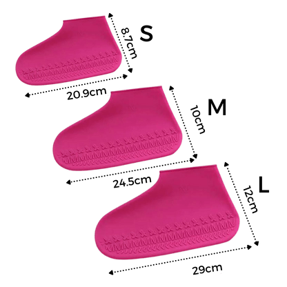 Stylisches Silikon-Regenkleid - 1 Paar elegante Schuhüberzüge