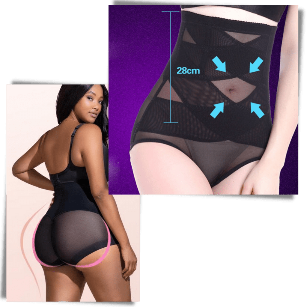 Kreuzkompression Culotte für einen flachen und straffen Bauch