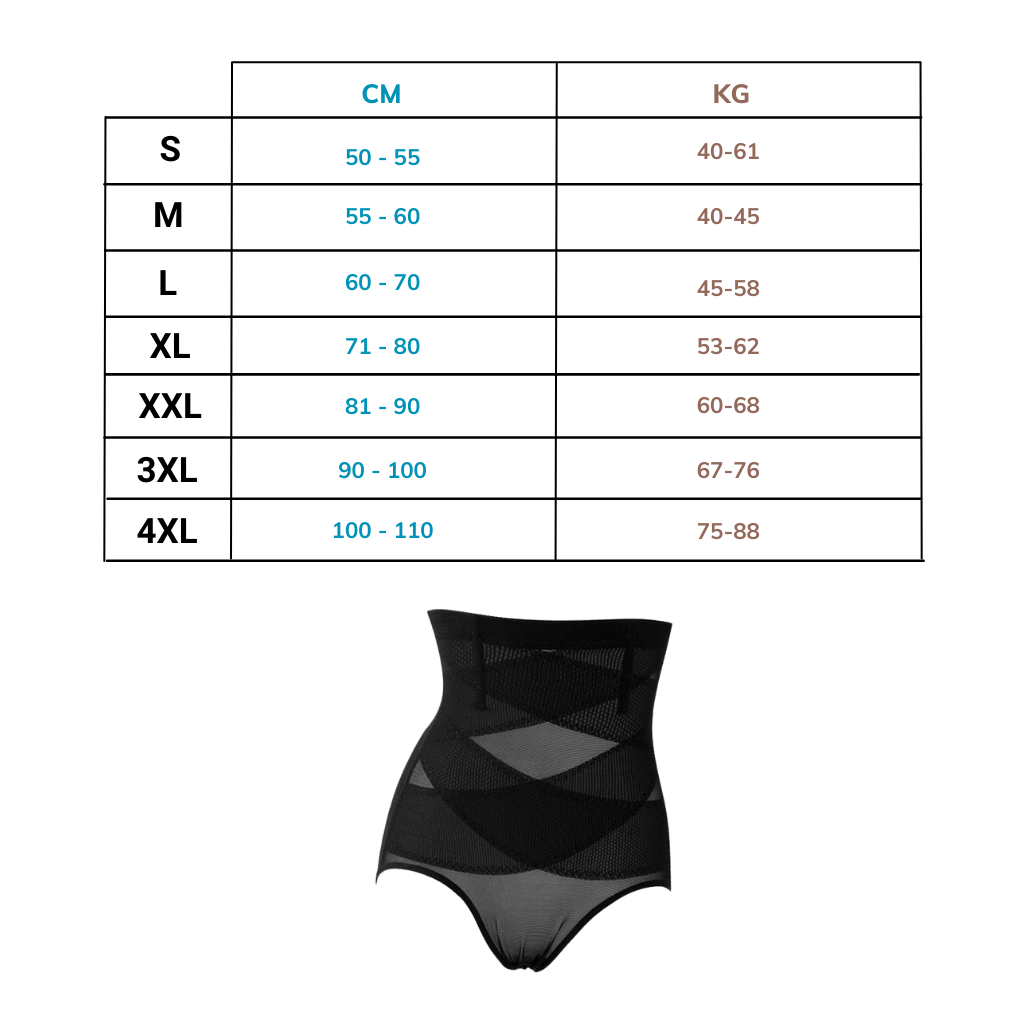 Kreuzkompression Culotte für einen flachen und straffen Bauch