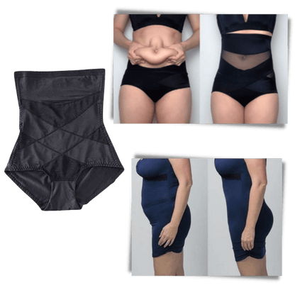 Kreuzkompression Culotte für einen flachen und straffen Bauch