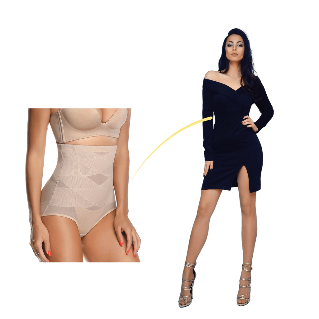 Kreuzkompression Culotte für einen flachen und straffen Bauch