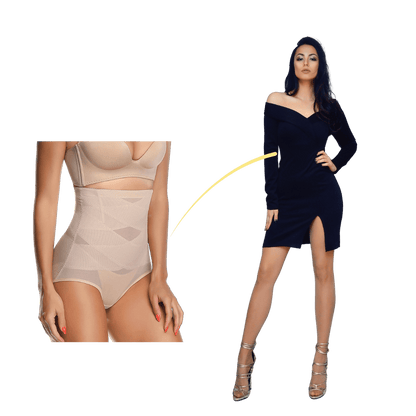 Kreuzkompression Culotte für einen flachen und straffen Bauch