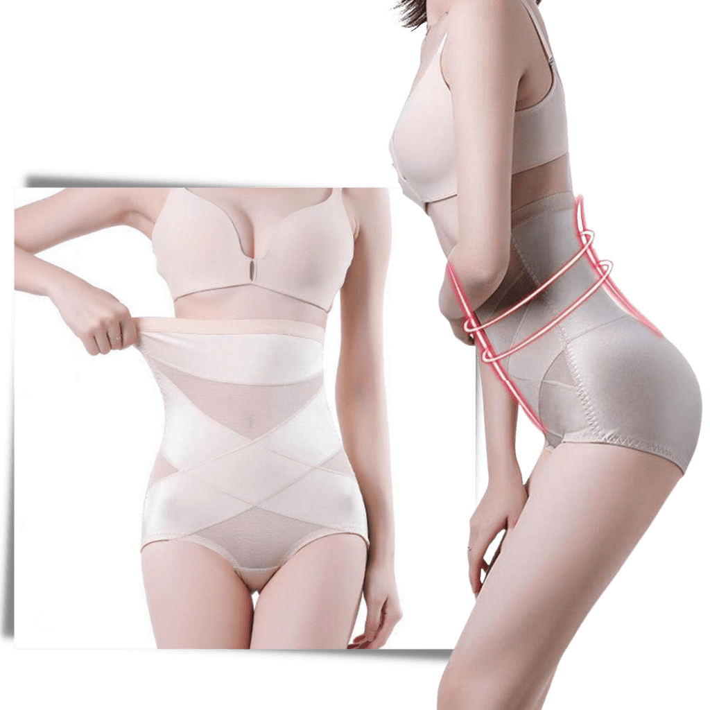 Kreuzkompression Culotte für einen flachen und straffen Bauch