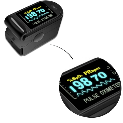 Sauerstoffsättigung: Ultra-präzises digitales Pulsoximeter