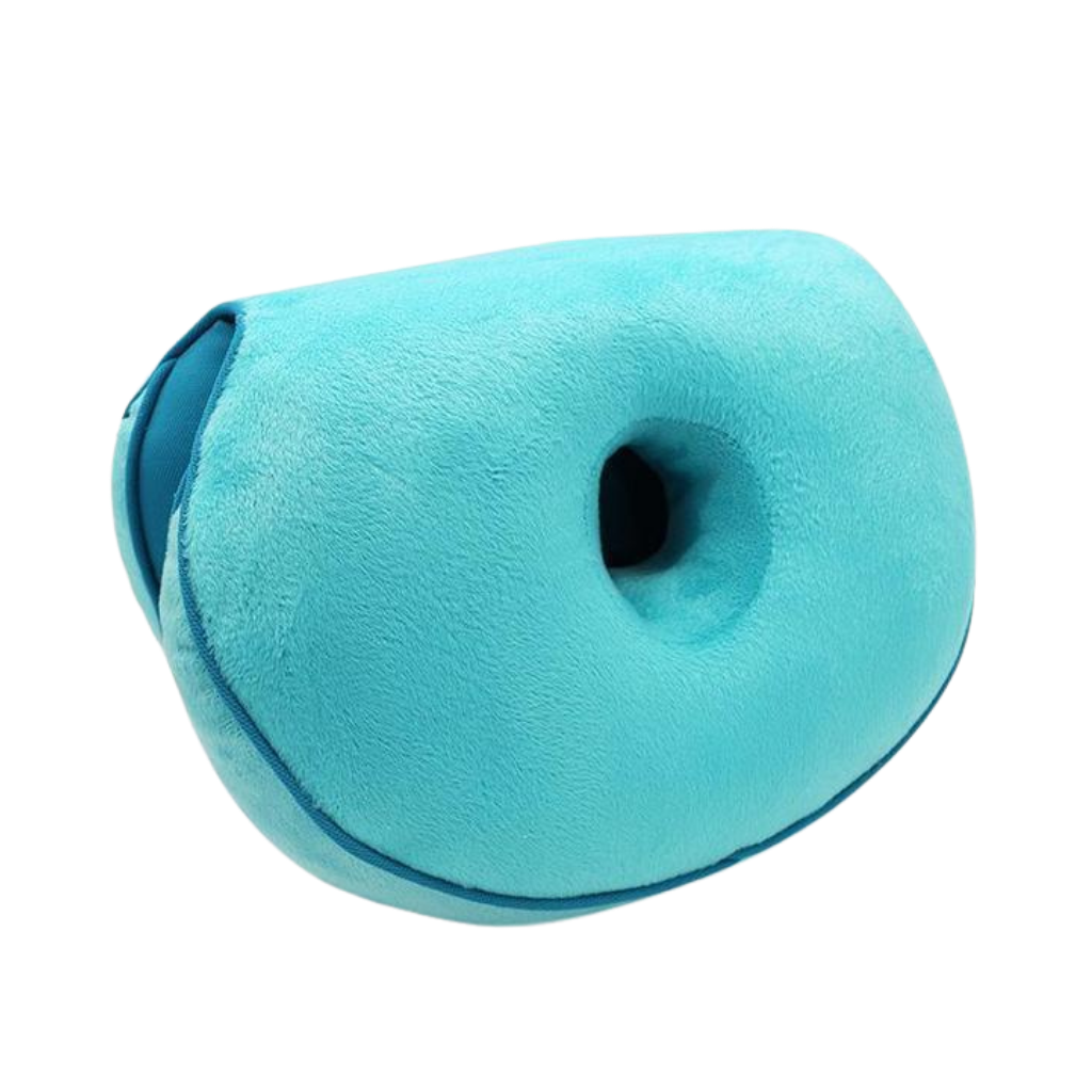 Doppelter ergonomischer Sitzkissen für optimalen Komfort für das Gesäß