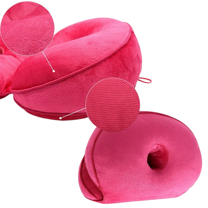 Doppelter ergonomischer Sitzkissen für optimalen Komfort für das Gesäß