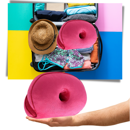 Doppelter ergonomischer Sitzkissen für optimalen Komfort für das Gesäß