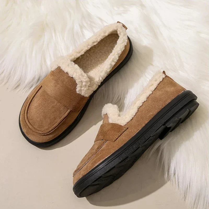 eleganter orthopädischer Damenmokassin aus Wildleder