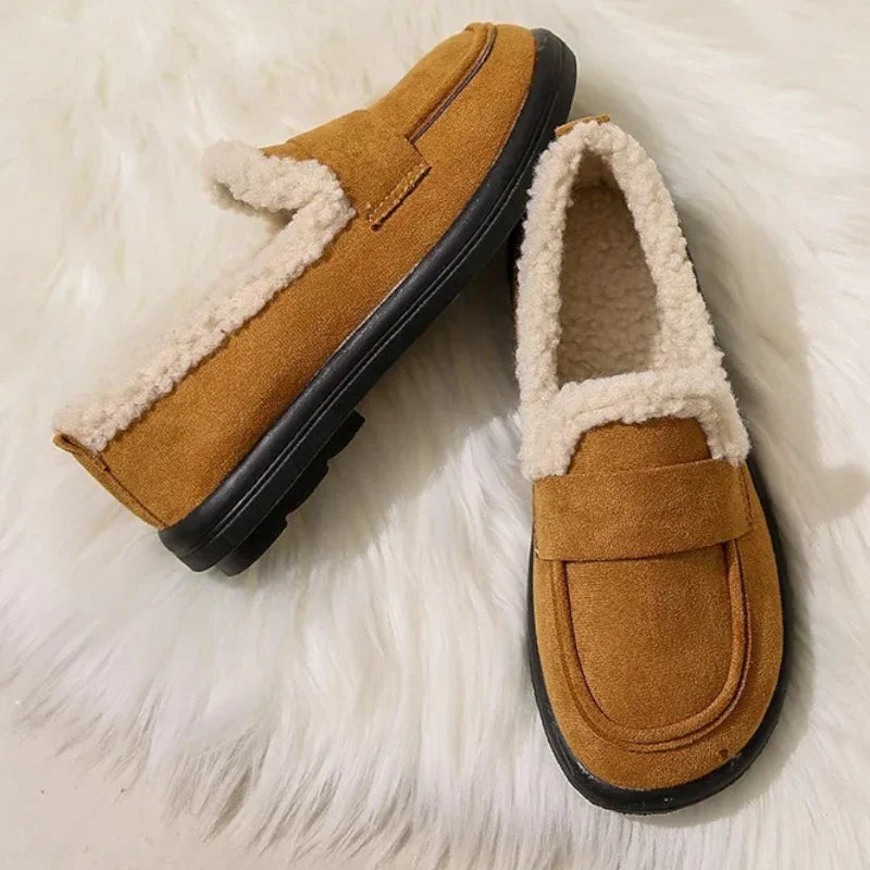 eleganter orthopädischer Damenmokassin aus Wildleder