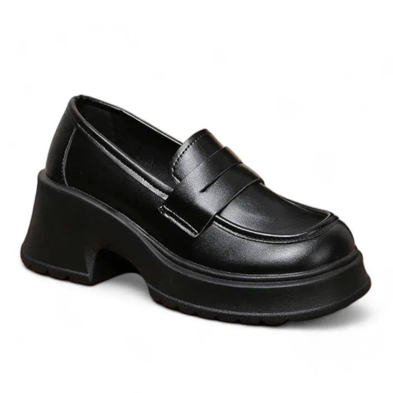 Elegante Damenmokassins mit Komfort-Keilabsatz für optimale Bequemlichkeit