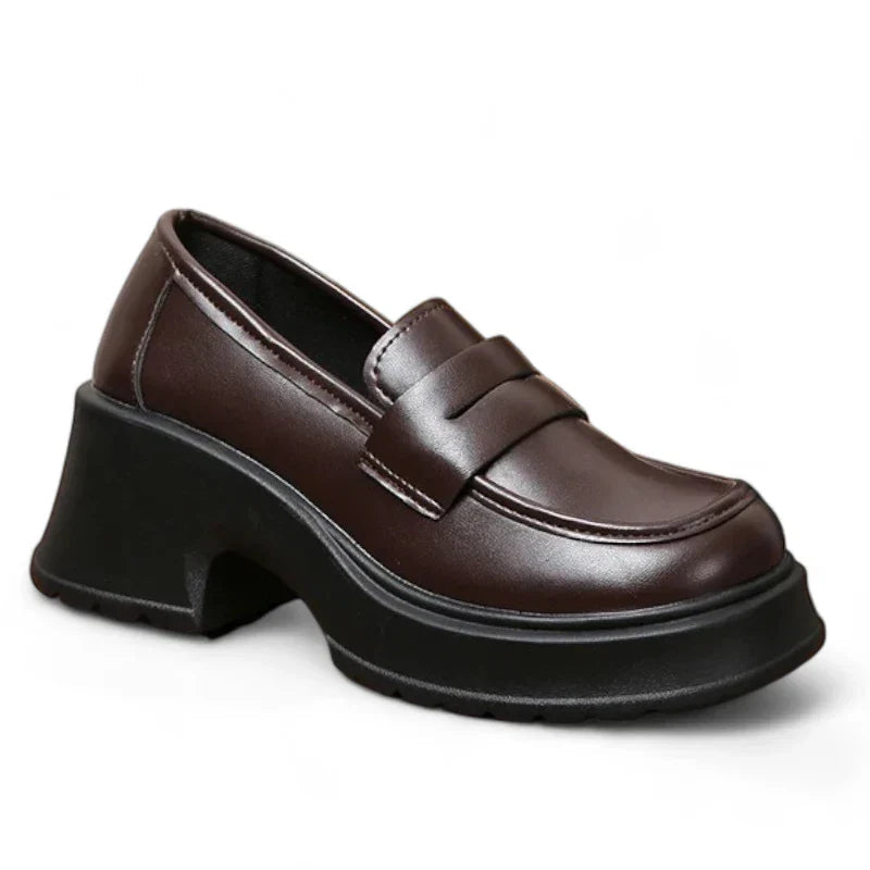 Elegante Damenmokassins mit Komfort-Keilabsatz für optimale Bequemlichkeit