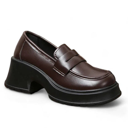 Elegante Damenmokassins mit Komfort-Keilabsatz für optimale Bequemlichkeit