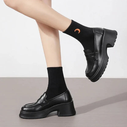 Elegante Damenmokassins mit Komfort-Keilabsatz für optimale Bequemlichkeit