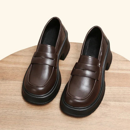 Elegante Damenmokassins mit Komfort-Keilabsatz für optimale Bequemlichkeit