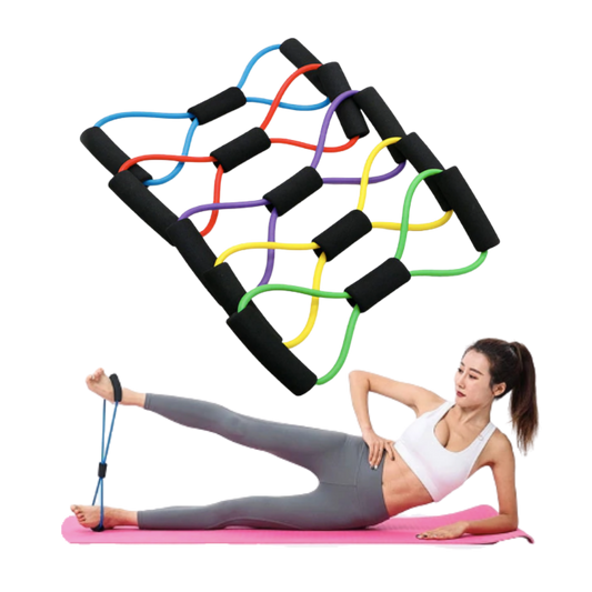 Widerstandsband mit ergonomischen Griffen für ein optimales Training