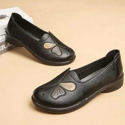 Orthopädischer Mokassin für Damen mit Schmetterlingsmuster