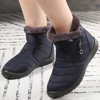 Wasserdichte Schneestiefel mit Reißverschluss