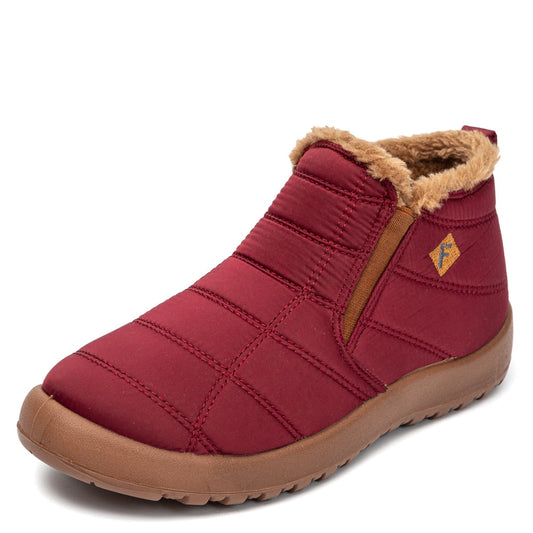 Winterwarme Pelzstiefeletten für Damen