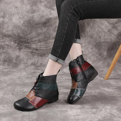 Stylischer und bequemer warmer Damen-Orthopädieschuh