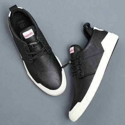 Herren-Freizeitschuhe aus Leder mit Schnürung – Turbon