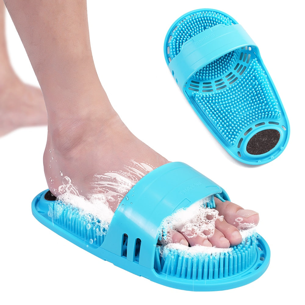 Innovative Silikon-Fußbürsten-Slipper – Peeling, Massage und Reinigung für ein erfrischendes Badeerlebnis