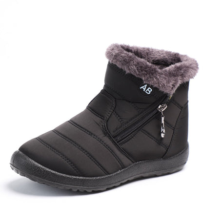 Wasserdichte Schneestiefel mit Reißverschluss