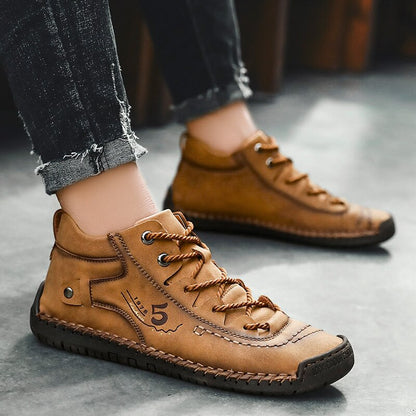 Stylische Vintage-Leder-Orthopädische Schuhe für Herren