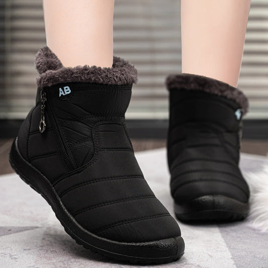 Wasserdichte Schneestiefel mit Reißverschluss