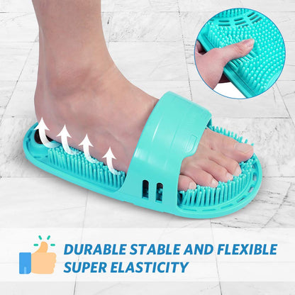 Innovative Silikon-Fußbürsten-Slipper – Peeling, Massage und Reinigung für ein erfrischendes Badeerlebnis