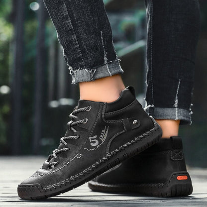 Stylische Vintage-Leder-Orthopädische Schuhe für Herren