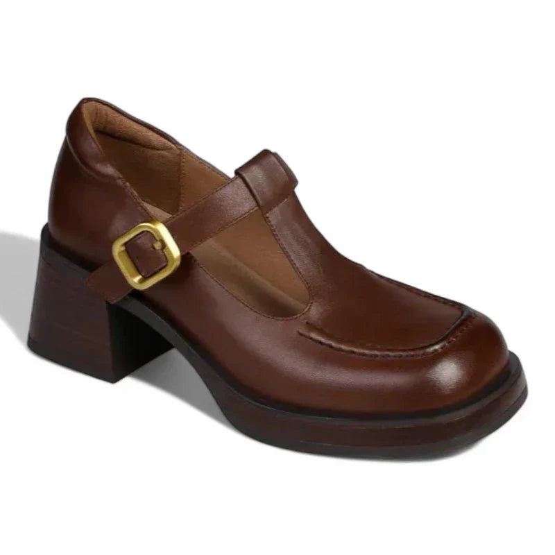 Orthopädische offene Ledermokassins für Damen