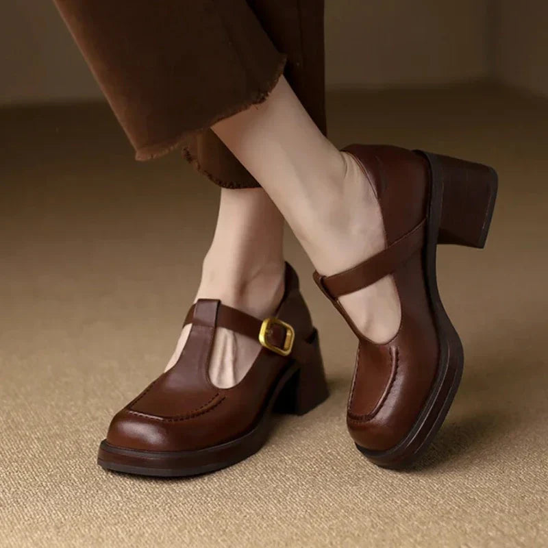 Orthopädische offene Ledermokassins für Damen