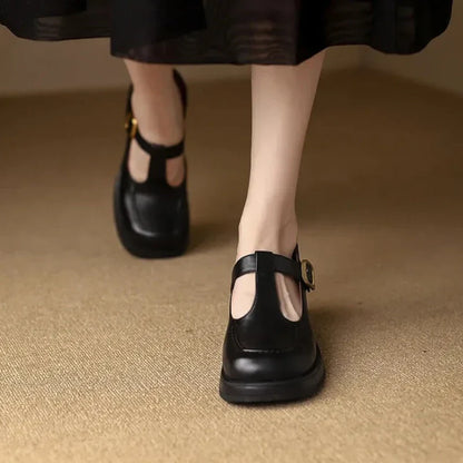 Orthopädische offene Ledermokassins für Damen