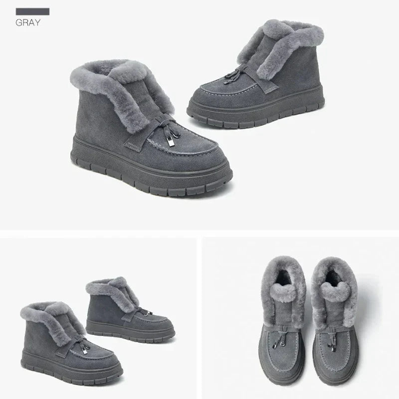 Orthopädischer Mokassin für Damen mit mit Wildleder gefütterten Stegen