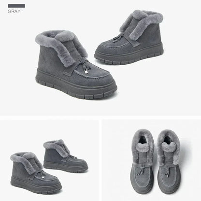 Orthopädischer Mokassin für Damen mit mit Wildleder gefütterten Stegen