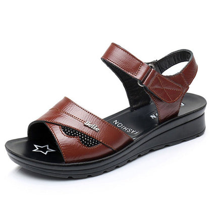 Orthopädische Sandalen aus Rindsleder für Damen
