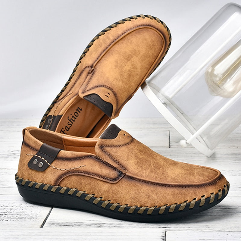 Elegante und bequeme Lederloafers für Herren