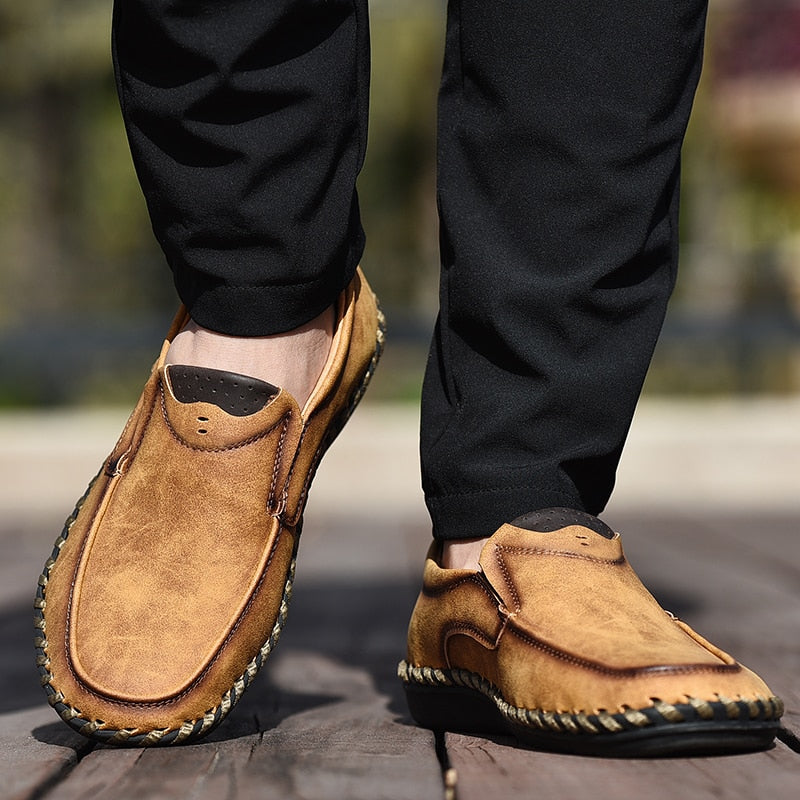 Elegante und bequeme Lederloafers für Herren