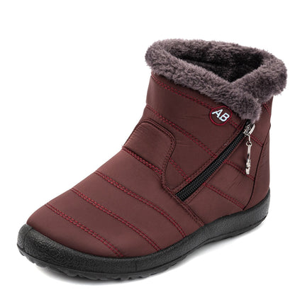 Wasserdichte Schneestiefel mit Reißverschluss