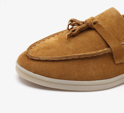 Niedriger Ortho-Mokassin aus Wildleder - Smile Circle