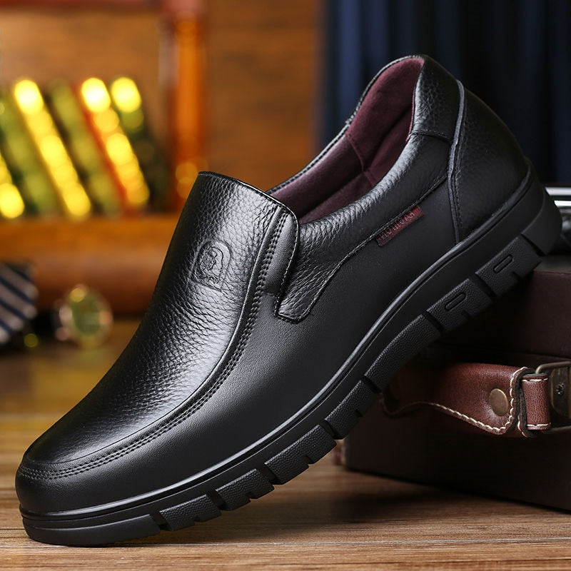 Luxuriöse Freizeitschuhe aus Leder für Herren – Kingo