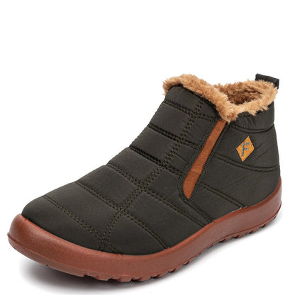 Winterwarme Pelzstiefeletten für Damen