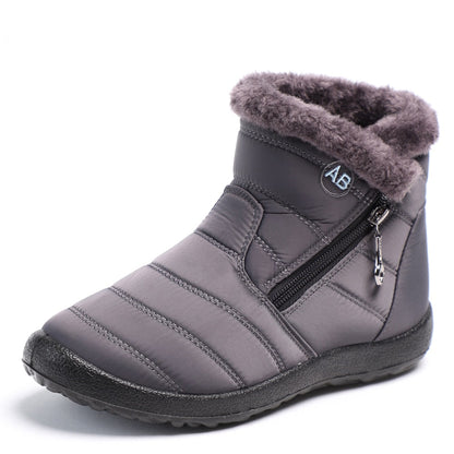 Wasserdichte Schneestiefel mit Reißverschluss