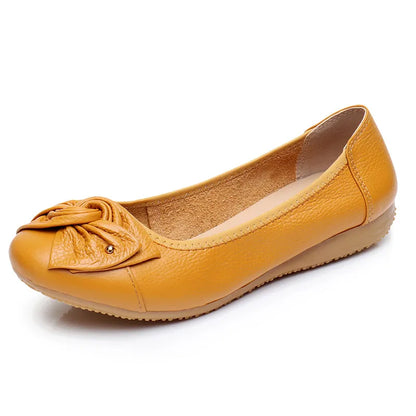 Elegante orthopädische Ledermokassins für Damen – Modell Zendy