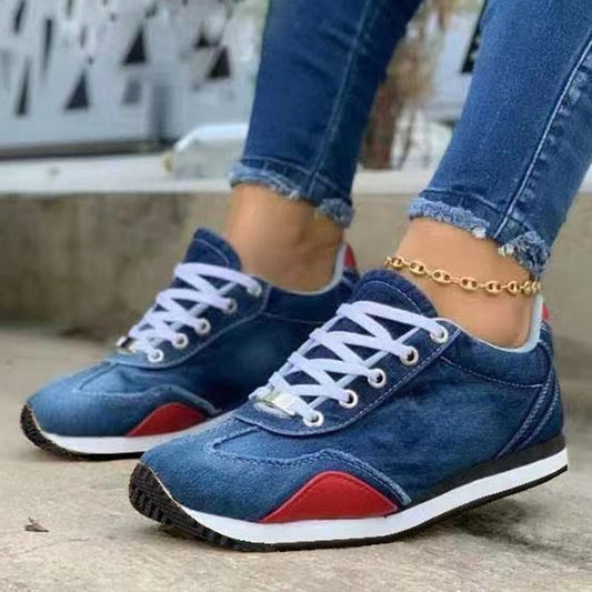 Orthopädische Komfortschuhe aus Denim